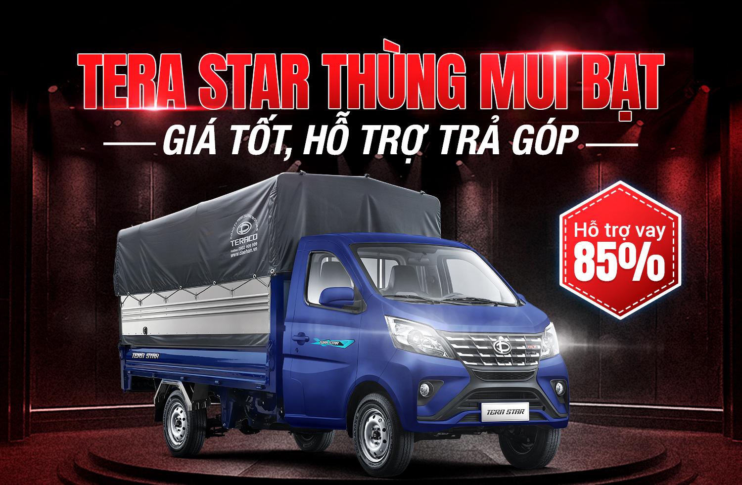 Tera Star Thùng Mui Bạt - Giá Tốt, Hỗ Trợ Trả Góp