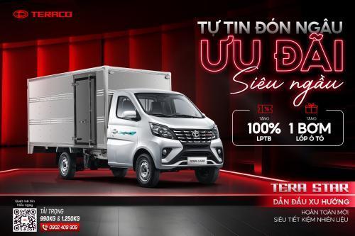 Tự tin đón ngâu – Ưu đãi siêu ngầu khi mua xe Teraco trong tháng 8/2024