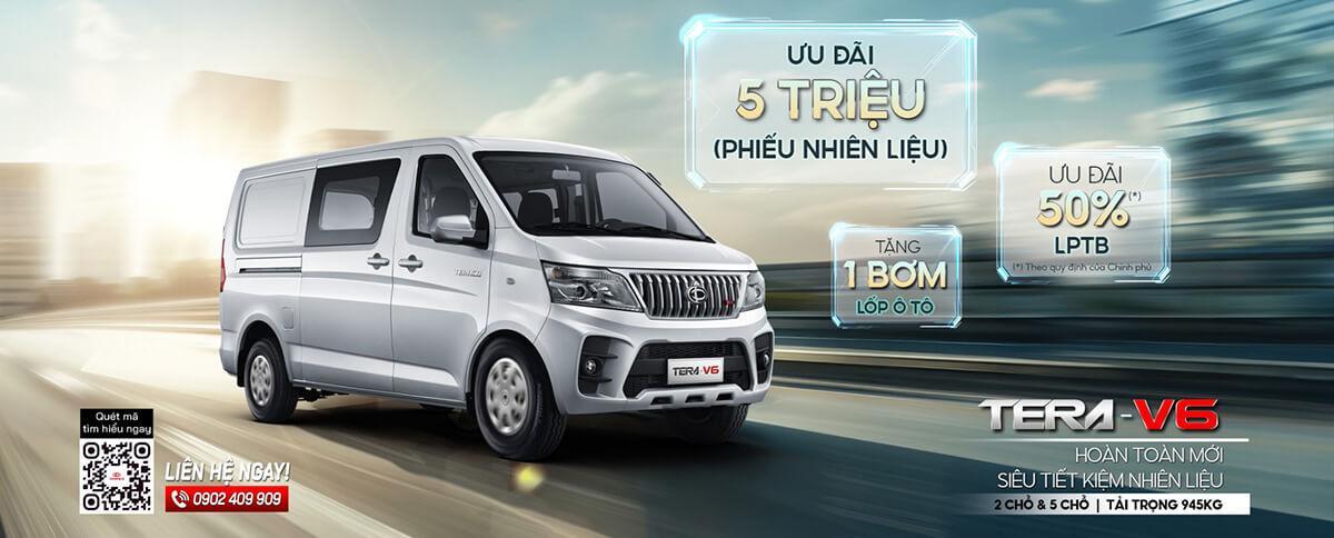 TERA-V6 là mẫu tải van thế hệ hoàn toàn mới, đang gây ra cơn sốt đặt hàng trên khắp cả nước